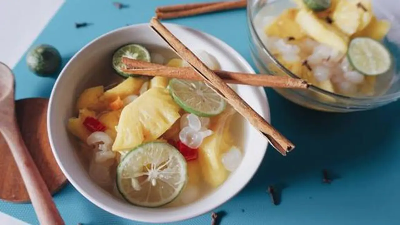 Asinan kelengkeng nanas./Copyright cookpad.com/Dewi-Indra