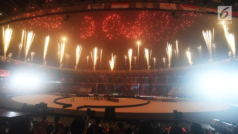 Kemeriahan Malam Penutupan Asian Games 2018