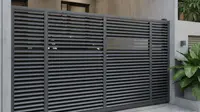 11 Model Pagar Rumah Sliding Modern untuk Carport Kecil, Solusi Lahan Terbatas