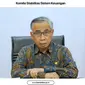 Ketua Dewan Komisioner OJK, Wimboh Santoso dalam Konferensi Pers Hasil Rapat Berkala KSSK II Tahun 2022, Rabu (13/4/2022).