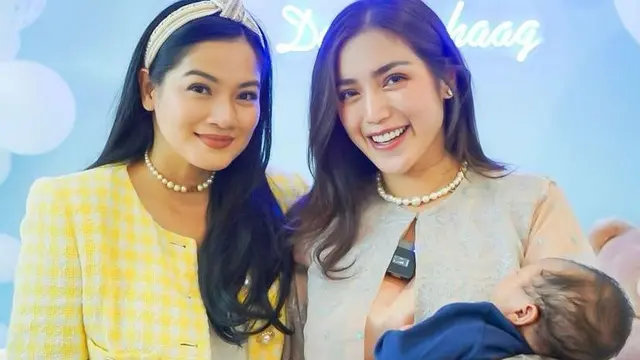 8 Potret Gaya Jessica Iskandar Berbalut Dress Rayakan Satu Bulan Baby Don, Meriah Dihadiri Titi Kamal hingga Nia Ramadhani