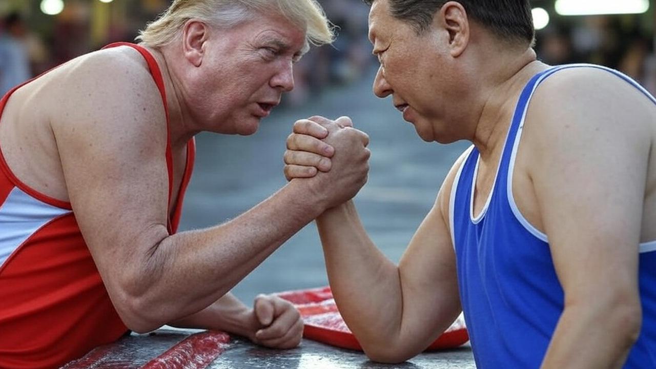 trump adu panco dengan xi jinping