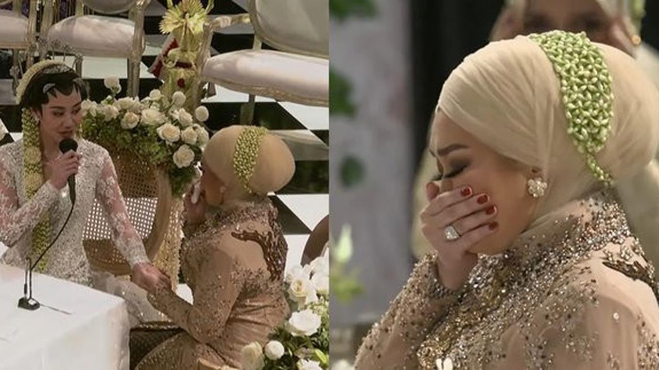Tangis Haru Reza Reza Artamevia di Acara Pernikahan Aaliyah Massaid dan Thariq Halilintar