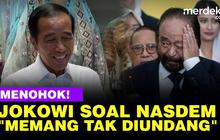 VIDEO: Jokowi Akui Tak Undang NasDem saat Pertemuan Ketum Partai