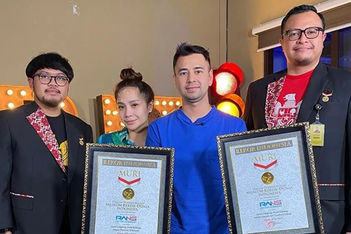Live YouTube 30 Jam, Ini 6 Momen Raffi Ahmad dan Nagita Slavina Pecahkan Rekor