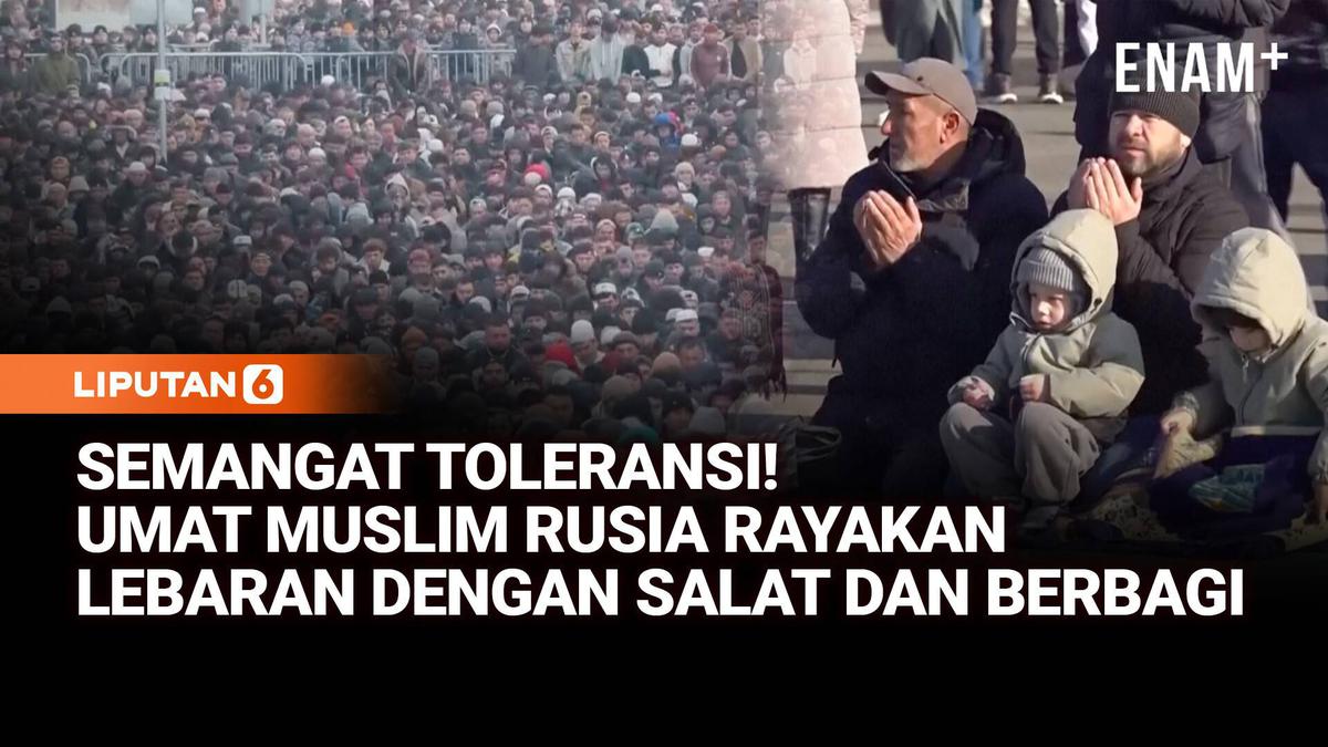Umat Muslim Rusia Rayakan Idul Fitri dengan Salat dan Berdonasi