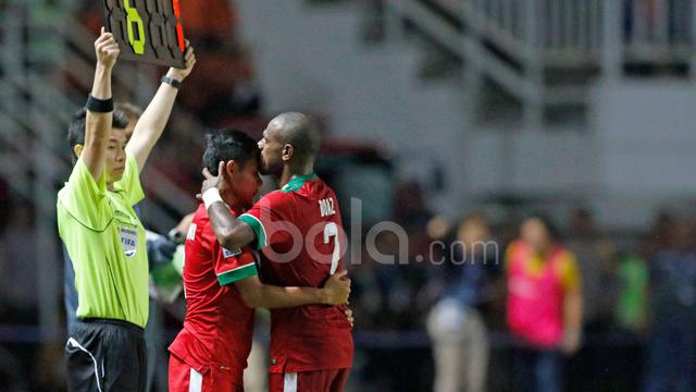 Boaz Solossa dan Evan Dimas