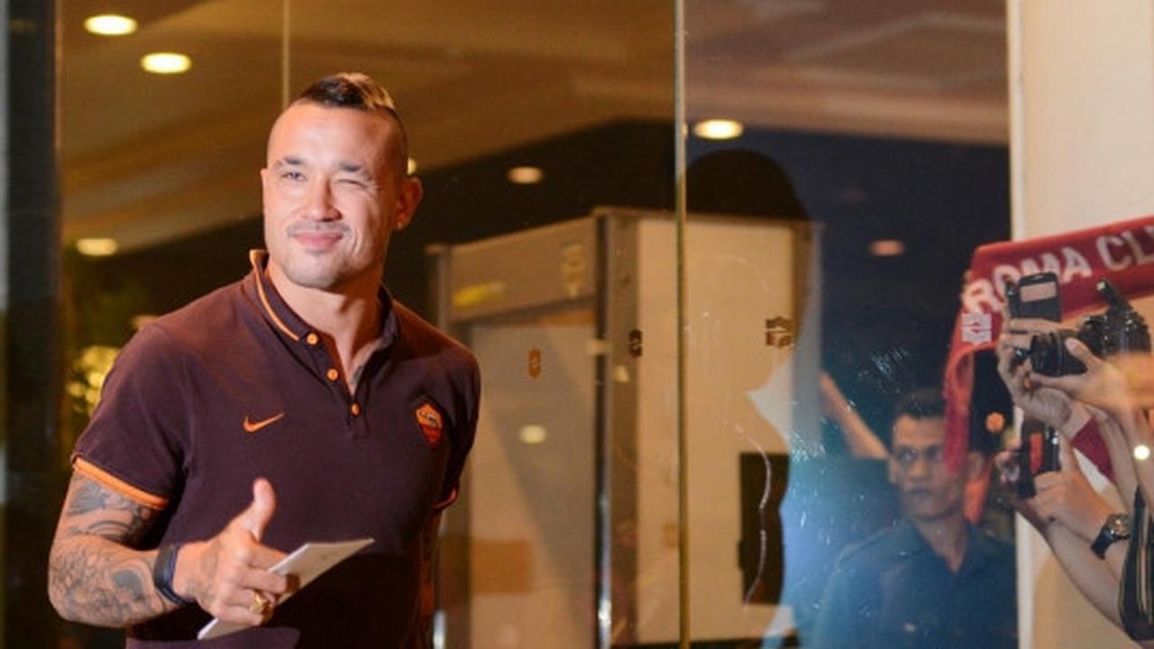 Totti dkk tiba di Jakarta