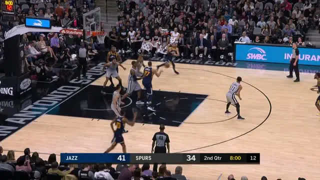 Berita video game recap NBA 2017-2018 antara Utah Jazz melawan San Antonio Spurs dengan skor 120-111.
