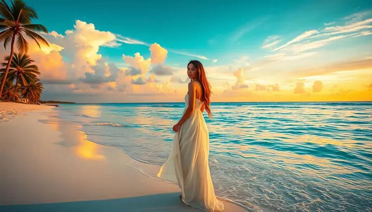 Prompt Gemini AI Viral Edit Foto Estetik Sendiri di Pantai saat Senja, Hasil Realistis