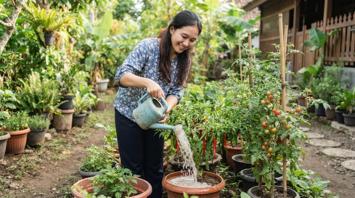 Jenis Tanaman Pekarangan yang Tidak Mudah Rusak Terkena Air Cucian
