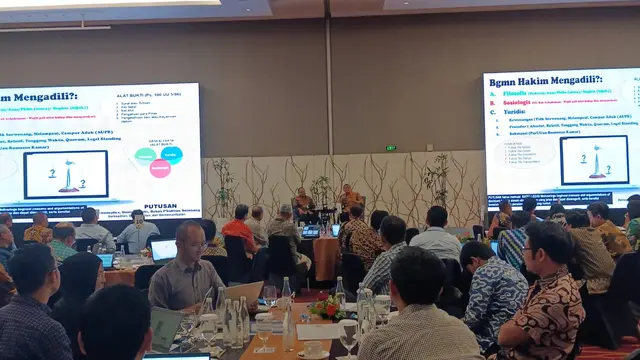 Focus Group Discussion (FGD) Satuan Tugas Penanganan Hak Tagih Negara Dana BLBI (Satgas BLBI) di Hotel Hilton, Bandung, Kamis (27/7/2023) (Istimewa)