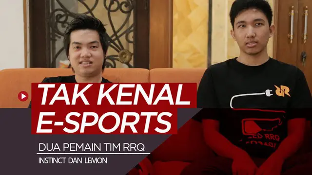 Berita video wawancara 2 pemain tim RRQ, Calvien "Instinct" dan Ikhsan "Lemon", mulai dari awal mula tak kenal E-Sports sampai tips menjadi pemain profesional.
