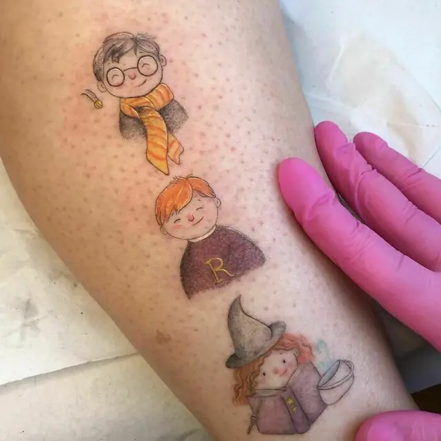 10 Inspirasi Tato Bagi Penggemar Film Harry Potter Ini Keren Banget