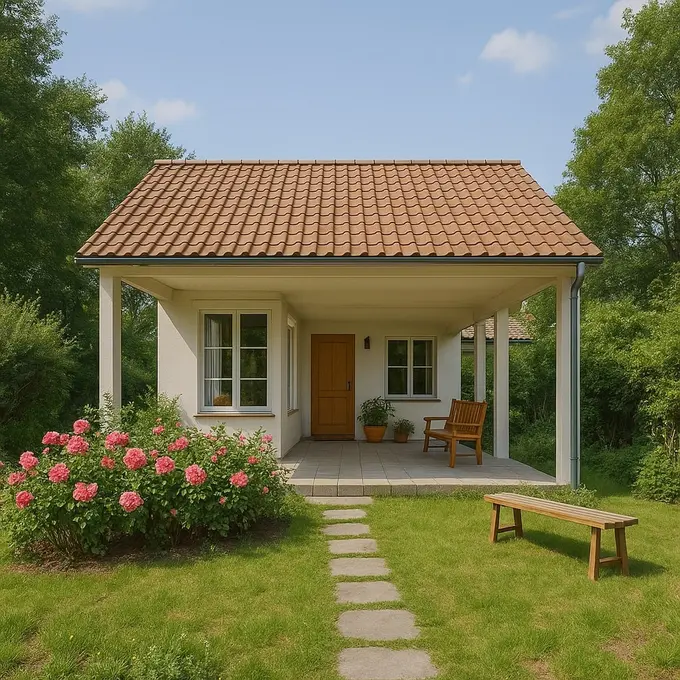 Gambar Rumah Tanpa Pagar di Kampung