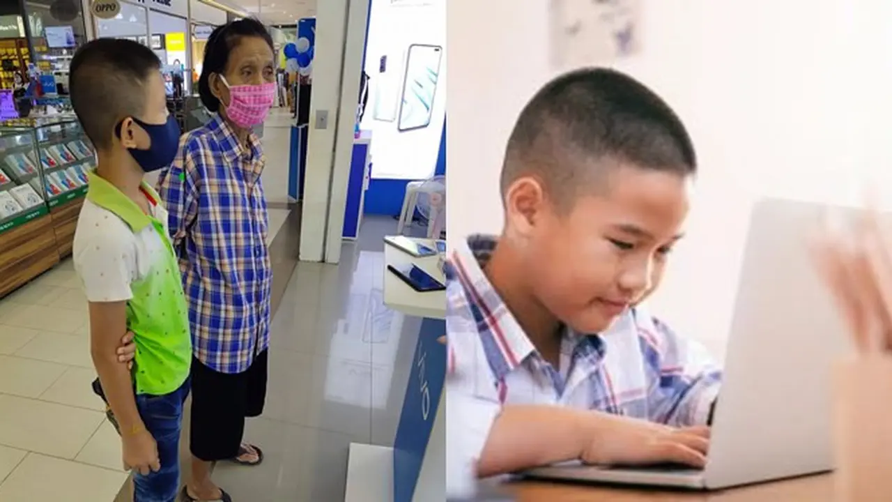Demi Cucu Ikut Kelas Online, Nenek Ini Rela Kuras Tabungan untuk Beli Smartphone