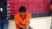 Pembunuh Wanita Hamil di Kamar Hotel Palembang Ditangkap. (Liputan6.com / Nefri Inge)
