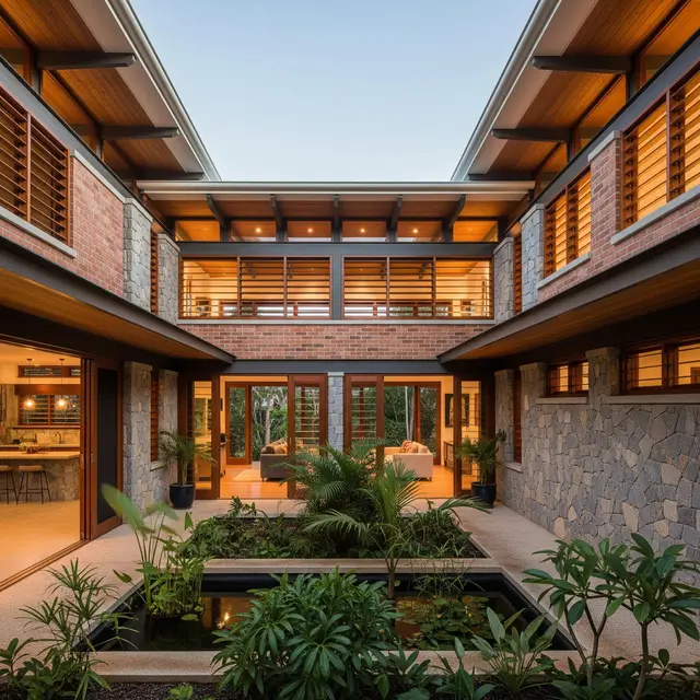 Rumah Hemat Energi untuk Iklim Tropis (Gemini AI)