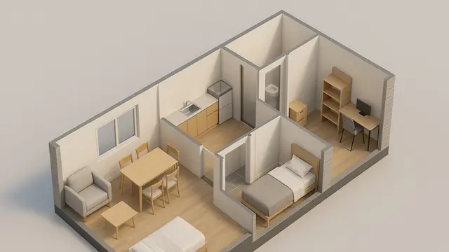 6 Desain Rumah Lebar 4 Meter 2 Kamar Tidur, Solusi untuk Lahan Terbatas