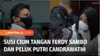 Susi, ART keluarga Ferdy Sambo kembali menjadi saksi dalam sidang kasus pembunuhan berencana Brigadir Yosua. Dalam persidangan Susi sempat mencium tangan Ferdy Sambo dan memeluk Putri Candrawathi.