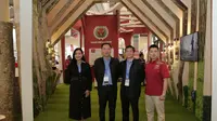 Sampoerna Kayoe turut meramaikan ajang IndoBuildTech 2019 di ICE BSD, Serpong, Tangerang Selatan (Liputan6.com/Komarudin)
