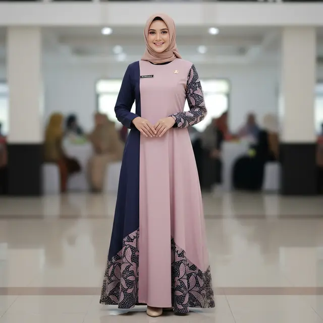 9 Model Gamis Batik Wanita untuk Seragam Arisan, Tampil Kompak dan Anggun