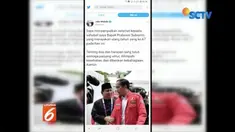 Prabowo Subianto rayakan ulang tahun bersama sejumlah relawan di pusat perbelanjaan kawasan Blok M, Jakarta Selatan.
