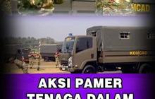 Aksi Pamer Tenaga Dalam Komcad 2023