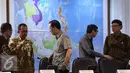 Suasana sejumlah Menteri dalam rapat terbatas yang digelar di Kantor Presiden Komplek Kepresidenan, Jakarta, Rabu (29/6). Rapat membahas penyelundupan dan pembahasan tentang Pengembangan Potensi Ekonomi Kepulauan. (Liputan6.com/Faizal Fanani)