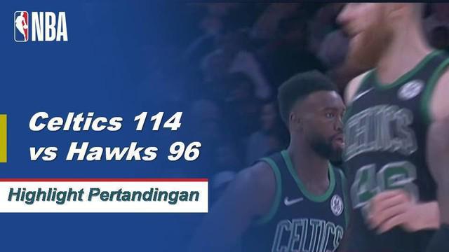 Celtics mengalahkan Hawks ketika Aron Baynes mencetak 16 poin dan meraih sembilan rebound dalam kemenangan 114-96.