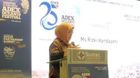 Deputi Bidang Pengembangan Pemasaran I Kemenpar Rizki Handayani di acara Adex 2019 di Singapura.