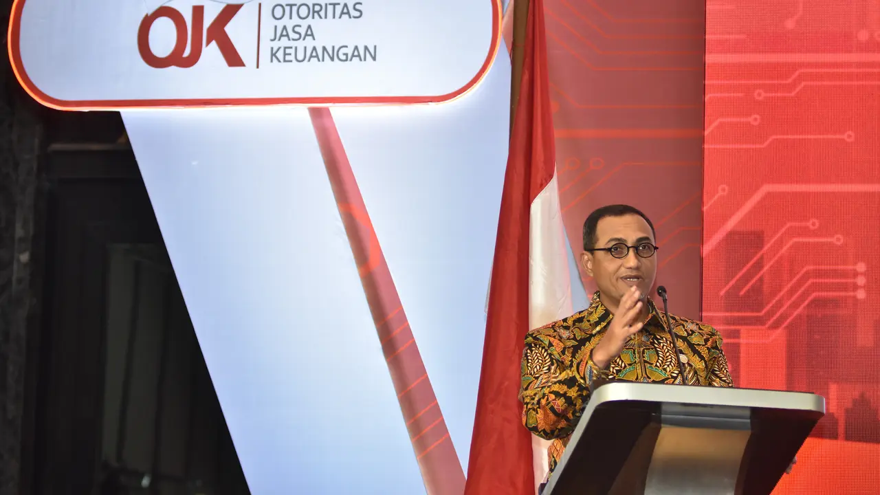 Peluncuran Panduan Strategi Anti-Fraud dilakukan Kepala Eksekutif Pengawas Inovasi Teknologi Sektor Keuangan, Aset Keuangan Digital, dan Aset Kripto (IAKD) OJK Hasan Fawzi di Bandung.