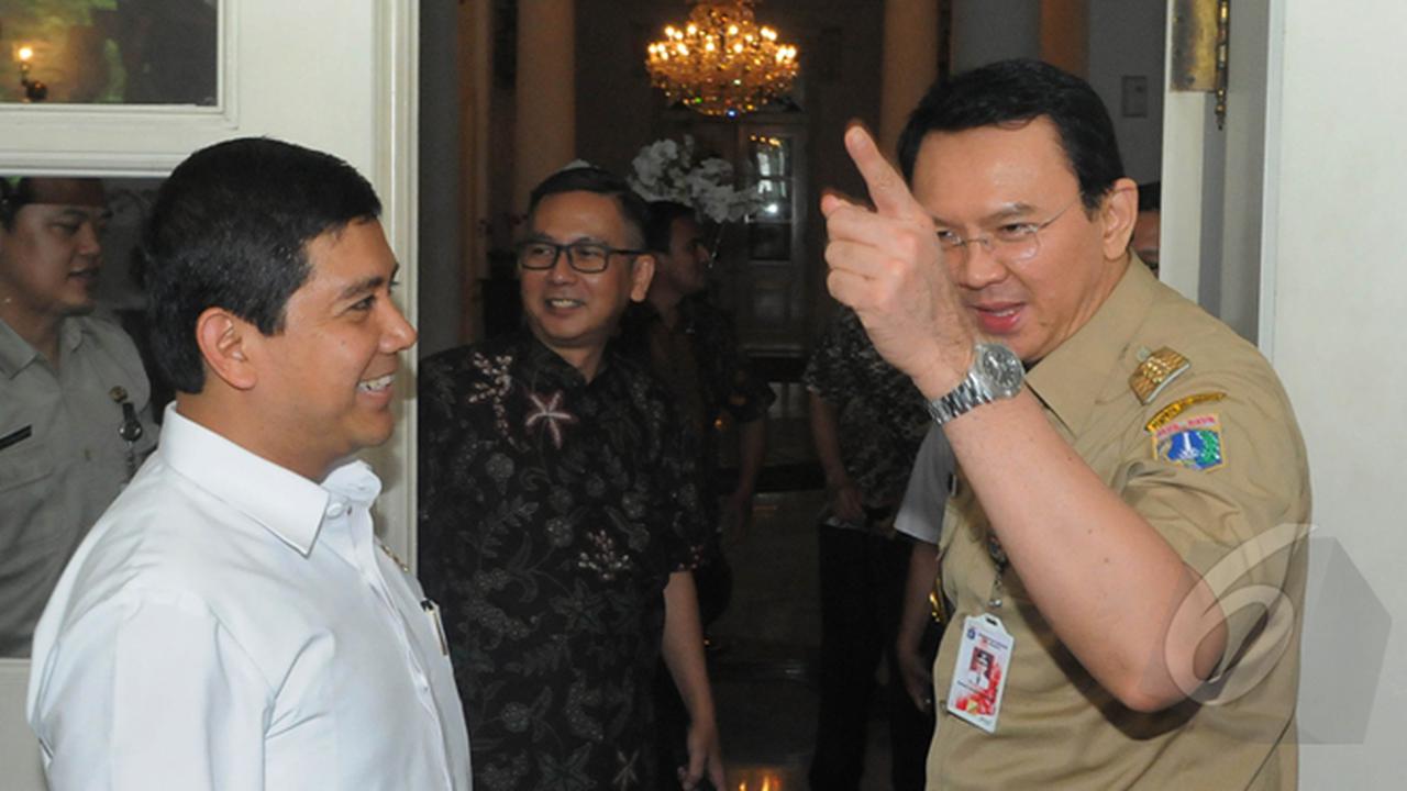 Menteri Yuddy Chrisnandi Temui Gubernur Ahok