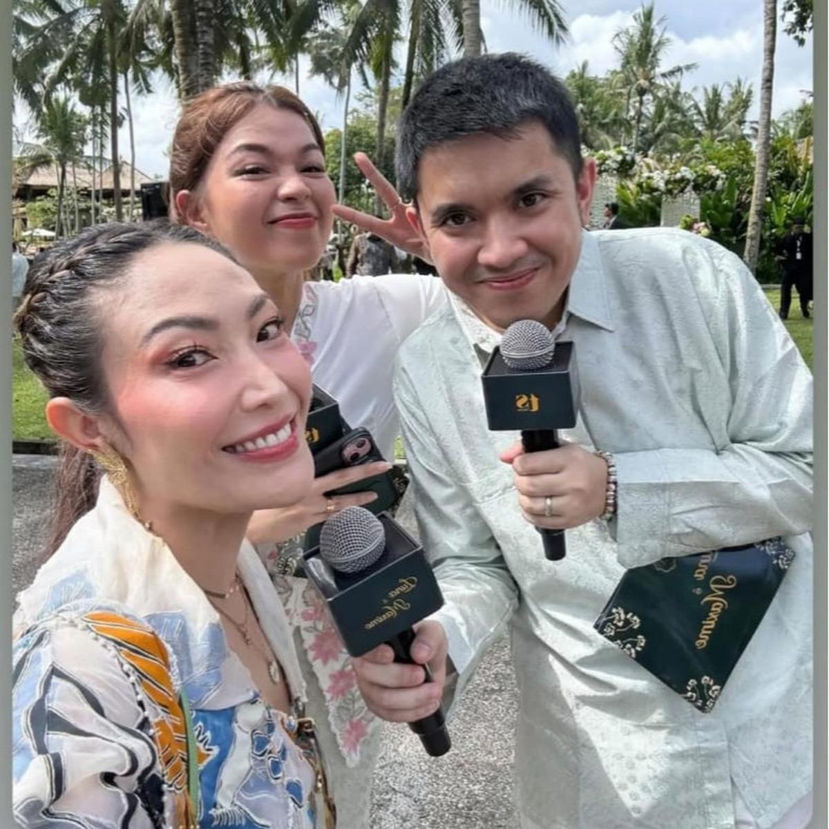 Komika Oza Rangkuti dan Aisha Lahtiba Jadi MC di Momen Siraman Luna Maya-Maxime Bouttier di Bali, Suami Istri Kompak Meriahkan Acara