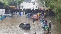 Banjir Rendam 9 RT di Jakarta Utara, Ratusan Warga Dievakuasi