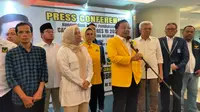 Parpol Koalisi Indonesia Maju menggelar rapat konsolidasi untuk pemenangan Prabowo-Gibran di Sumsel (Liputan6.com / Nefri Inge)