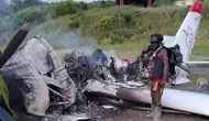 Pesawat Dibakar KKB, Penumpang Bawa Misi Agama dan Kemanusiaan