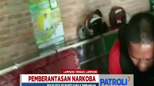 Ini Temuan Polisi Saat Rumah Bandar Narkoba di Lampung Digerebek
