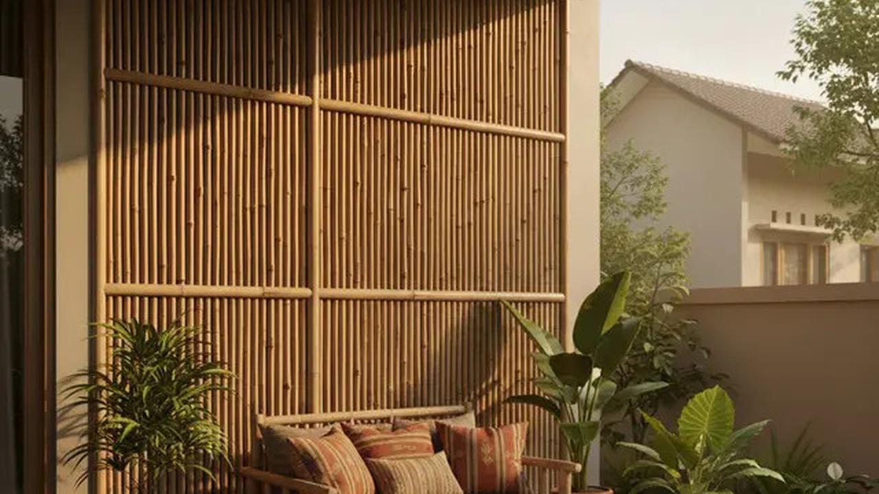 7 Desain Teras Rumah Tropis Bahan Bambu ala Vila Bali, Serasa Liburan Setiap Hari