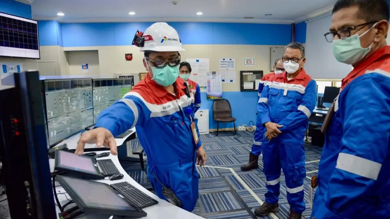 Menteri ESDM Arifin Tasrif mengunjungi Wilayah Kerja (WK) Rokan yang dikelola PT Pertamina Hulu Rokan (PHR). (Dok Pertamina)