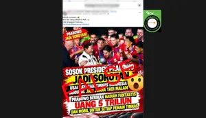 Cek Fakta: Tidak Benar Prabowo Beri Hadiah Rp 5 Triliun dan Mobil untuk Pemain Timnas