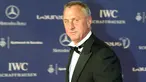Holland's Johann Cruyff poses on arrival at the Laureus Sports awards taking place in the Palau Sant Jordi in Barcelona, 02 April 2007.
AFP PHOTO/CESAR RANGEL