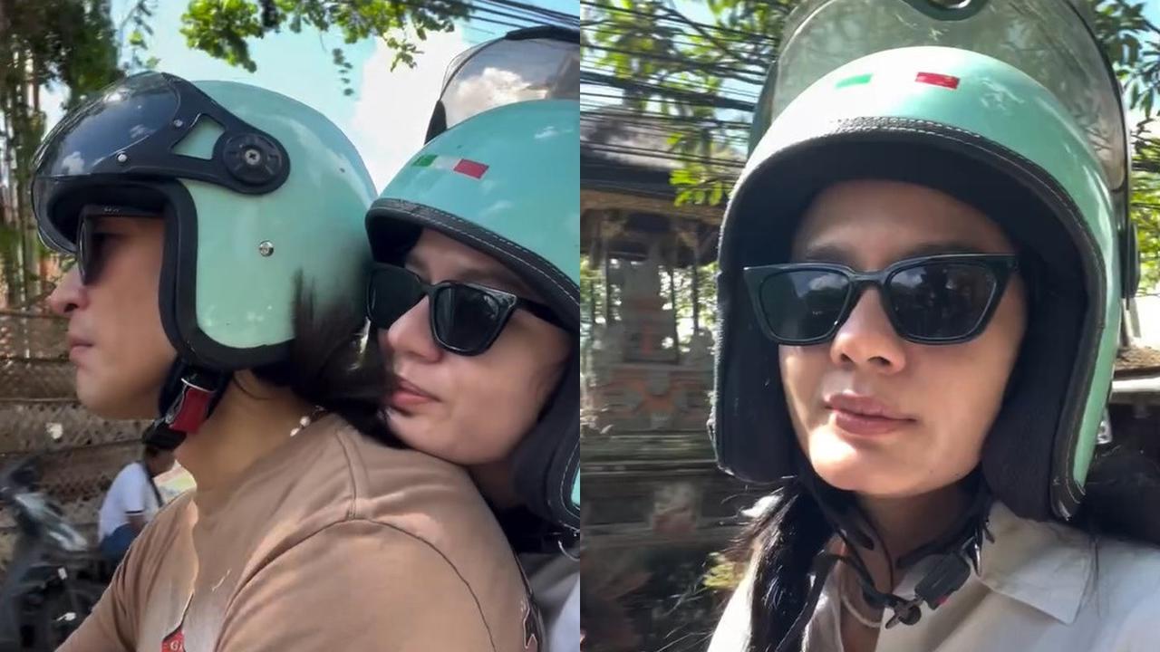 Gaya Pacaran Green Flag Ala Chef Juna & Citra Anidya, Romantis Pasangkan Helm dan Keliling Bonceng Motor
