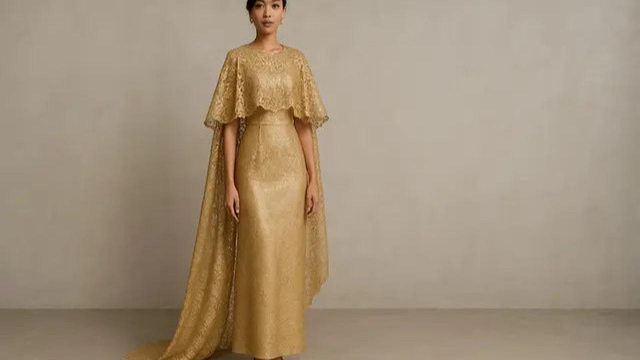 8 Model Dress Panjang Warna Gold 2025, Pilihan Aaliyah Massaid yang Elegan dan Anggun