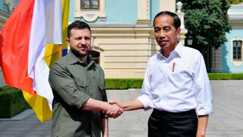 Presiden Volodymyr Zelensky: Terima Kasih Jokowi ke Ukraina, Pemimpin Negara Asia Pertama Datang Sejak Perang dengan Rusia