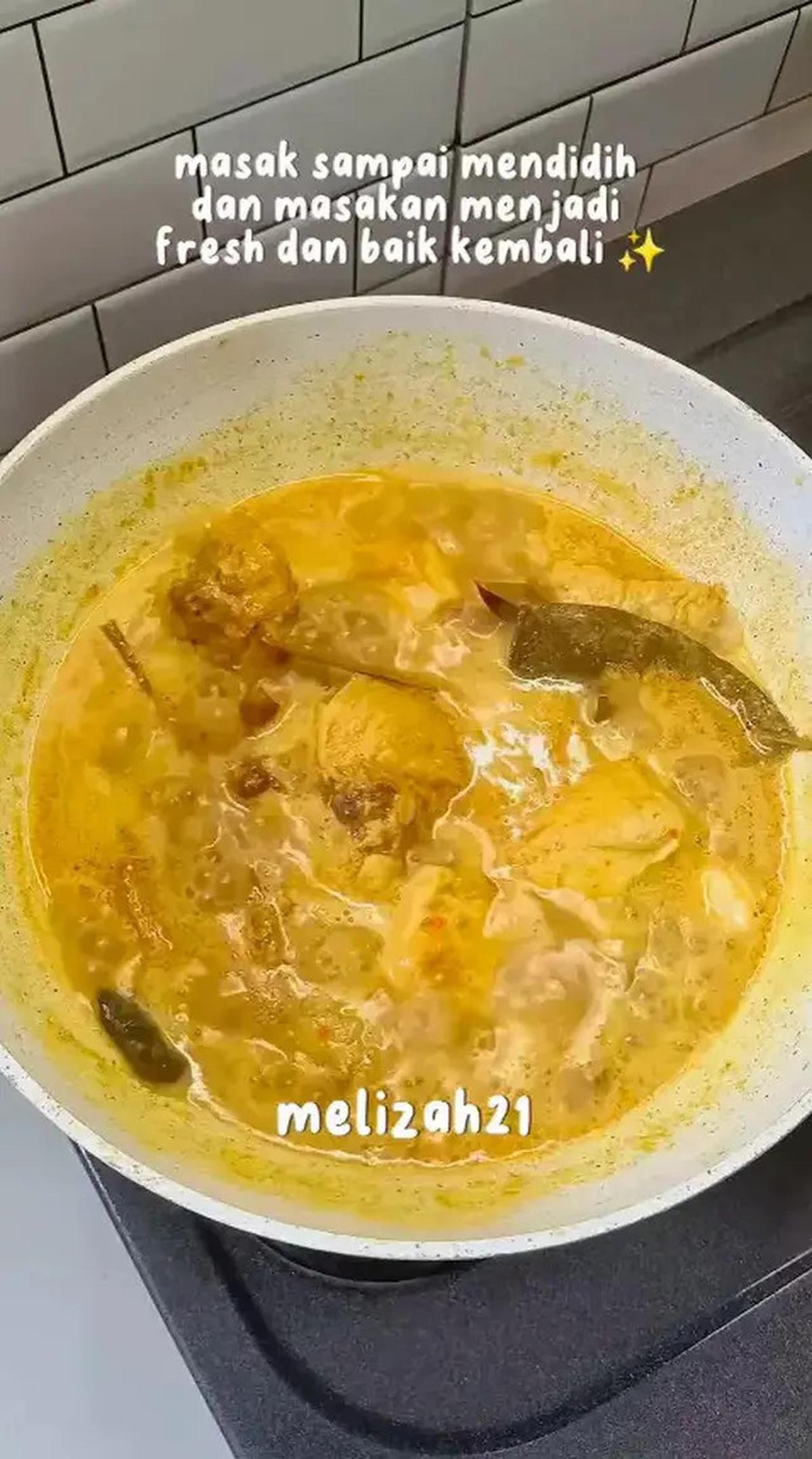 Cara Menyelamatkan Opor Ayam Hampir Basi Tanpa Bawang Putih, Cukup Dengan 1 Bahan Ini
