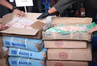 Penyelundupan daging ilegal di Kepri