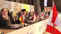 Wakil Menteri Luar Negeri RI Arrmanatha Nasir dalam pertemuan G20 Foreign Ministers Meeting di Johannesburg, Afrika Selatan, Jumat (21/2/2025). (Dok. Kemlu RI)