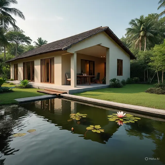 Desain Rumah Villa Sederhana