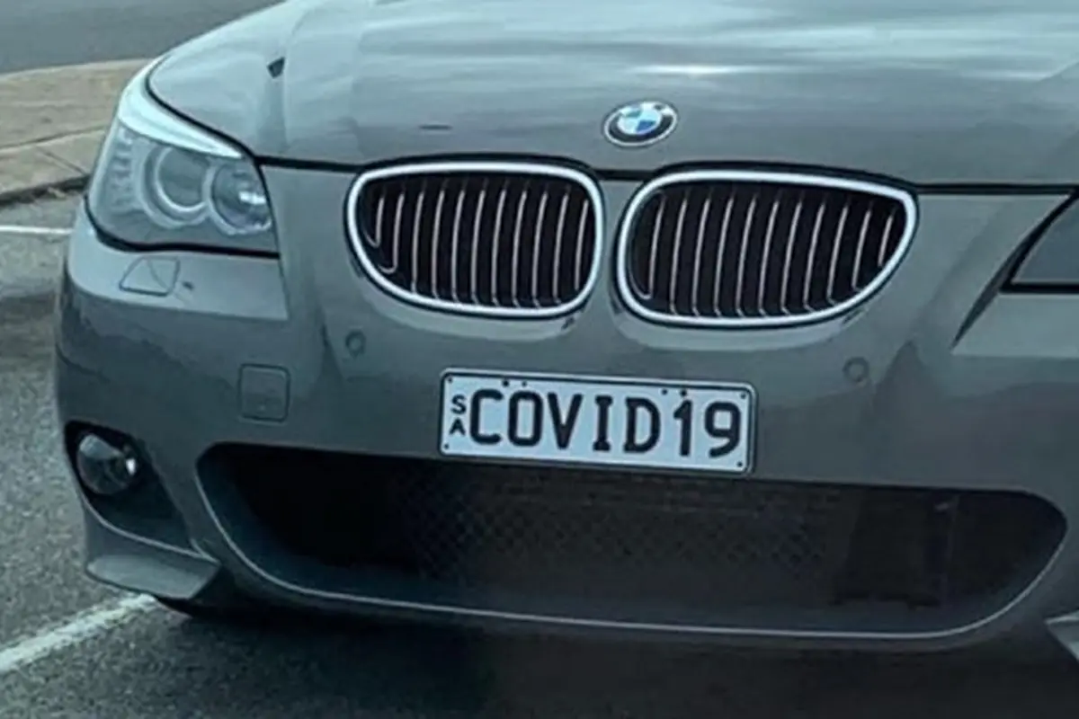 BMW berpelat Covid-19